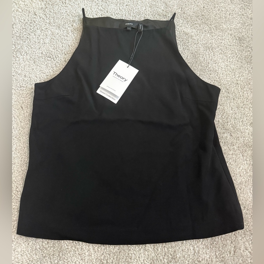 Brand new women’s Theory Black Sleeveless Tank Top size M